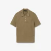 Maglione con collo a polo e lavorazione a trecce Runway Maglione con collo a polo e lavorazione a trecce Runway