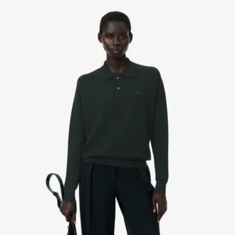 Maglione con collo a polo in misto lana della collezione Runway The Blend Maglione con collo a polo in misto lana della collezione Runway The Blend