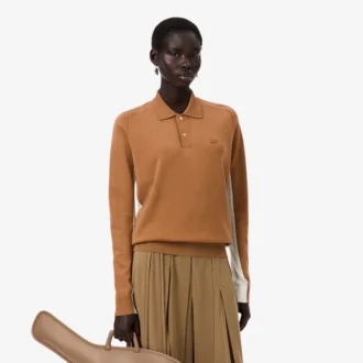 Maglione con collo a polo in misto lana della collezione Runway The Blend Maglione con collo a polo in misto lana della collezione Runway The Blend