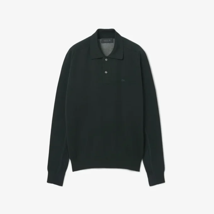 Maglione con collo a polo in misto lana della collezione Runway The Blend Maglione con collo a polo in misto lana della collezione Runway The Blend
