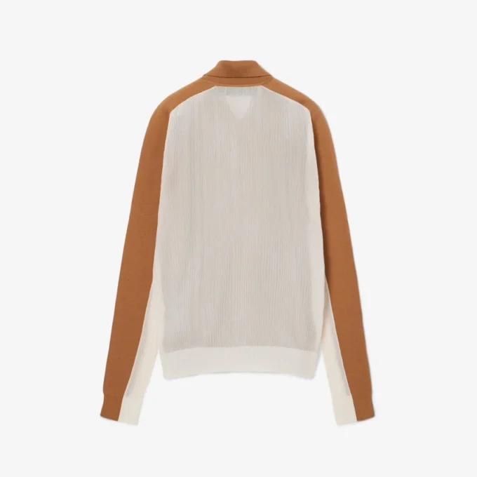 Maglione con collo a polo in misto lana della collezione Runway The Blend Maglione con collo a polo in misto lana della collezione Runway The Blend