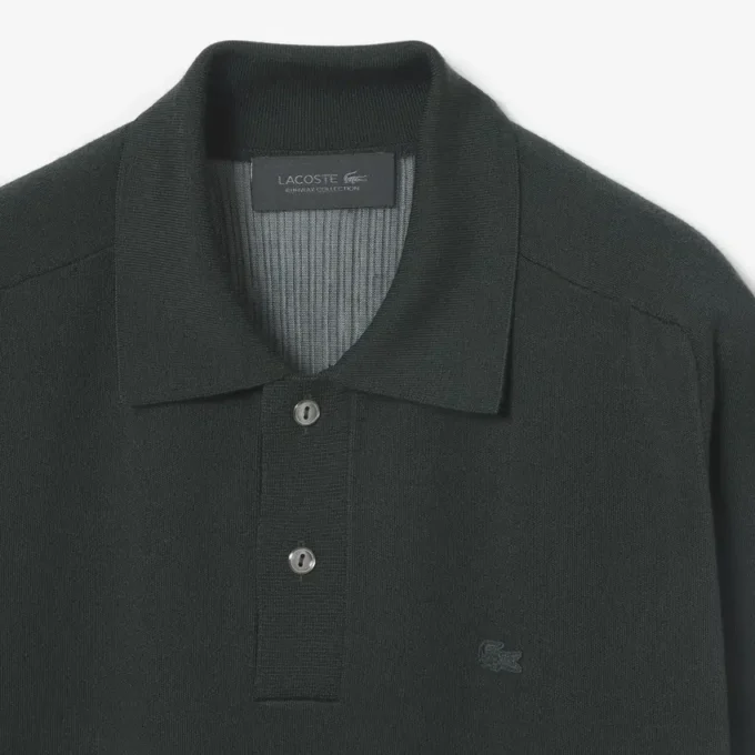 Maglione con collo a polo in misto lana della collezione Runway The Blend Maglione con collo a polo in misto lana della collezione Runway The Blend