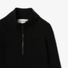 Maglione da donna a collo alto in maglia a coste 3D Maglione da donna a collo alto in maglia a coste 3D