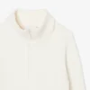 Maglione da donna a collo alto in maglia a coste 3D Maglione da donna a collo alto in maglia a coste 3D