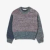 Maglione da donna a collo alto in misto lana The Blend con lavorazione a trecce Maglione da donna a collo alto in misto lana The Blend con lavorazione a trecce