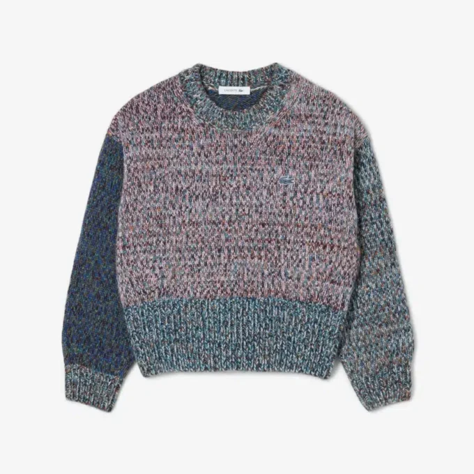 Maglione da donna a collo alto in misto lana The Blend con lavorazione a trecce Maglione da donna a collo alto in misto lana The Blend con lavorazione a trecce