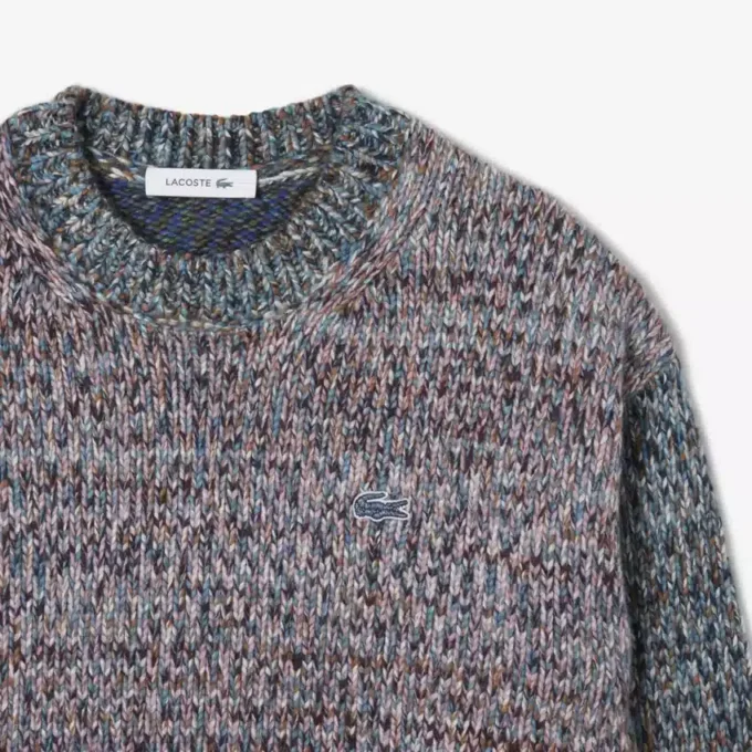 Maglione da donna a collo alto in misto lana The Blend con lavorazione a trecce Maglione da donna a collo alto in misto lana The Blend con lavorazione a trecce