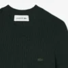 Maglione da donna a maniche corte in maglia a coste di lana merino Maglione da donna a maniche corte in maglia a coste di lana merino