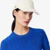 Maglione da donna a maniche corte in maglia a costine Maglione da donna a maniche corte in maglia a costine
