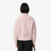 Maglione da donna in lana a collo alto con effetto patchwork Maglione da donna in lana a collo alto con effetto patchwork