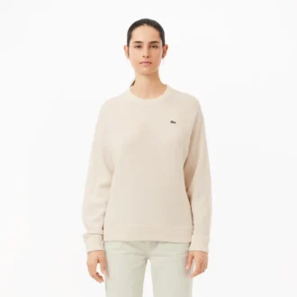 Maglione da donna in lana a maglia moss con vestibilità comoda Maglione da donna in lana a maglia moss con vestibilità comoda