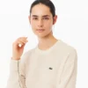 Maglione da donna in lana a maglia moss con vestibilità comoda Maglione da donna in lana a maglia moss con vestibilità comoda