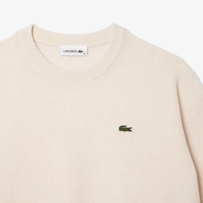 Maglione da donna in lana a maglia moss con vestibilità comoda Maglione da donna in lana a maglia moss con vestibilità comoda