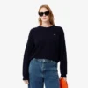 Maglione da donna in lana a maglia moss fit Maglione da donna in lana a maglia moss fit