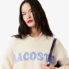 Maglione da donna in lana con intarsio del marchio Maglione da donna in lana con intarsio del marchio