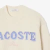 Maglione da donna in lana con intarsio del marchio Maglione da donna in lana con intarsio del marchio
