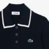Maglione da golf da donna a maniche corte con collo a polo Maglione da golf da donna a maniche corte con collo a polo