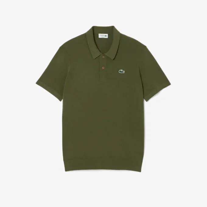 Maglione da golf da uomo a maniche corte con collo a polo Maglione da golf da uomo a maniche corte con collo a polo