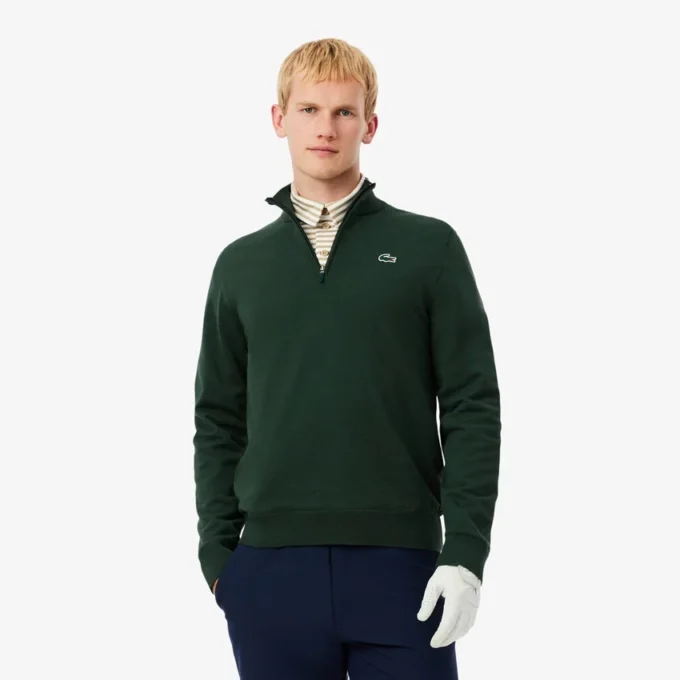 Maglione da golf da uomo con zip a un quarto Maglione da golf da uomo con zip a un quarto