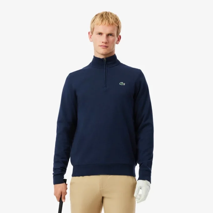 Maglione da golf da uomo con zip a un quarto