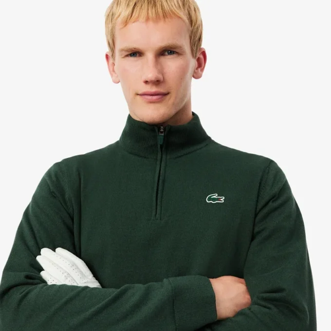 Maglione da golf da uomo con zip a un quarto Maglione da golf da uomo con zip a un quarto