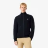 Maglione da golf da uomo in maglia a costine con zip Maglione da golf da uomo in maglia a costine con zip