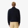 Maglione da golf da uomo in maglia a costine con zip Maglione da golf da uomo in maglia a costine con zip