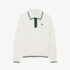 Maglione da golf elasticizzato con collo a polo da donna Maglione da golf elasticizzato con collo a polo da donna