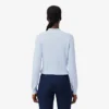 Maglione da golf elasticizzato con collo a polo da donna Maglione da golf elasticizzato con collo a polo da donna