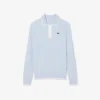 Maglione da golf elasticizzato con collo a polo da donna Maglione da golf elasticizzato con collo a polo da donna