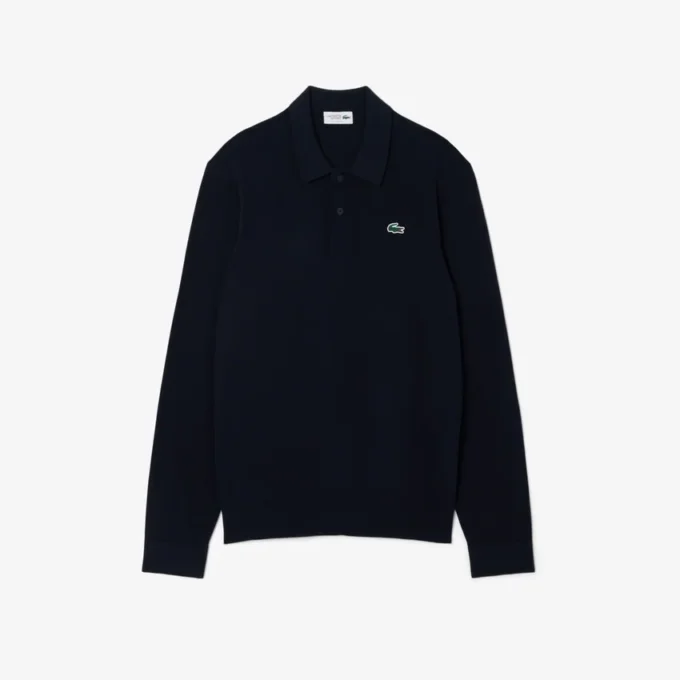 Maglione da golf elasticizzato con collo a polo da uomo Maglione da golf elasticizzato con collo a polo da uomo