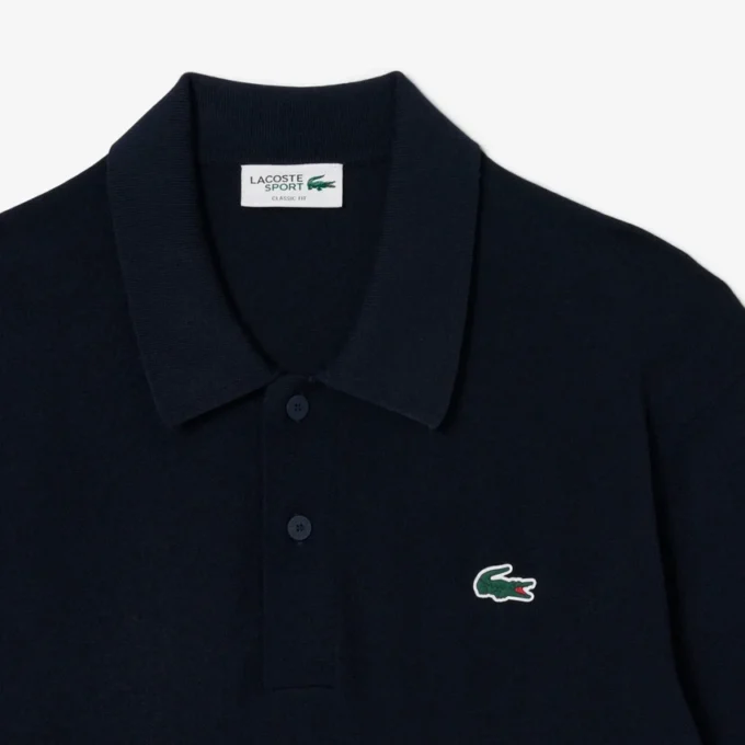 Maglione da golf elasticizzato con collo a polo da uomo Maglione da golf elasticizzato con collo a polo da uomo