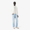 Maglione da tennis unisex a righe con scollo a V Maglione da tennis unisex a righe con scollo a V