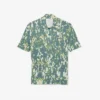 Maglione da uomo a maniche corte con collo a polo e stampa grafica Maglione da uomo a maniche corte con collo a polo e stampa grafica
