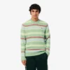 Maglione da uomo a righe in lana di alpaca Maglione da uomo a righe in lana di alpaca