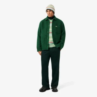Maglione da uomo a righe in lana di alpaca