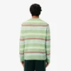 Maglione da uomo a righe in lana di alpaca Maglione da uomo a righe in lana di alpaca