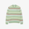 Maglione da uomo a righe in lana di alpaca Maglione da uomo a righe in lana di alpaca