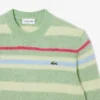 Maglione da uomo a righe in lana di alpaca Maglione da uomo a righe in lana di alpaca