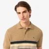 Maglione da uomo con colletto Polo a righe, prodotto in Francia Maglione da uomo con colletto Polo a righe, prodotto in Francia