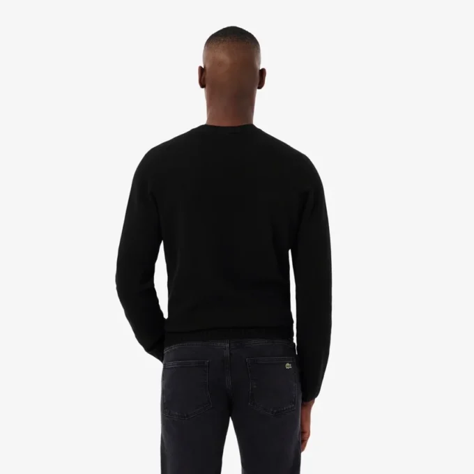 Maglione da uomo in cashmere a maglia 3D con collo rotondo Maglione da uomo in cashmere a maglia 3D con collo rotondo