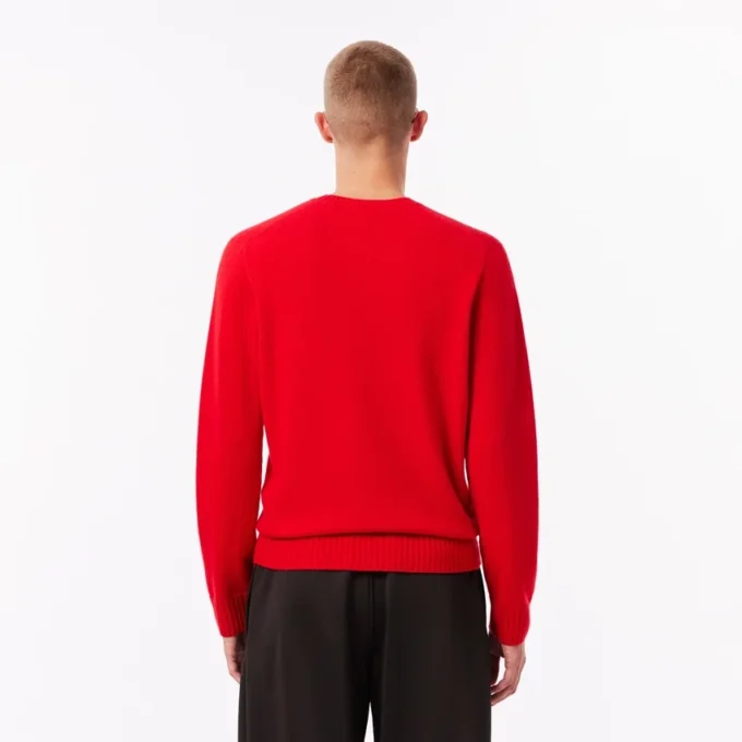 Maglione da uomo in cashmere a maglia 3D con collo rotondo Maglione da uomo in cashmere a maglia 3D con collo rotondo