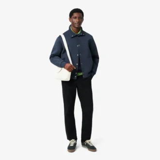 Maglione da uomo in cotone a trecce