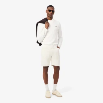 Maglione da uomo in cotone a trecce