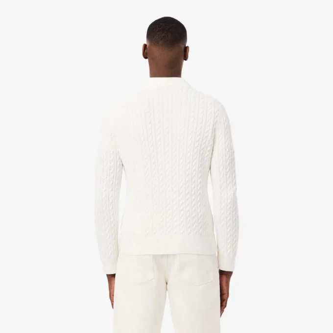 Maglione da uomo in cotone a trecce Maglione da uomo in cotone a trecce