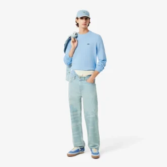 Maglione da uomo in cotone con coccodrillo Landscape