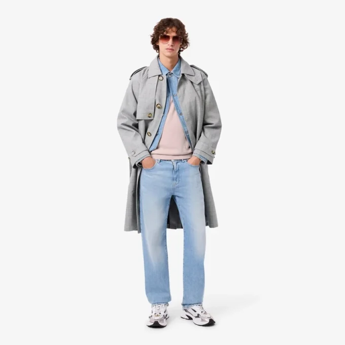 Maglione da uomo in cotone con coccodrillo Landscape Maglione da uomo in cotone con coccodrillo Landscape