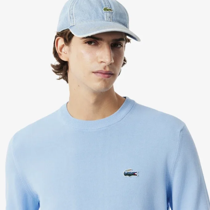 Maglione da uomo in cotone con coccodrillo Landscape Maglione da uomo in cotone con coccodrillo Landscape