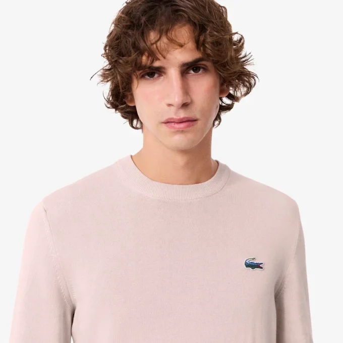 Maglione da uomo in cotone con coccodrillo Landscape Maglione da uomo in cotone con coccodrillo Landscape