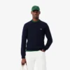 Maglione da uomo in cotone con collo a giro Maglione da uomo in cotone con collo a giro